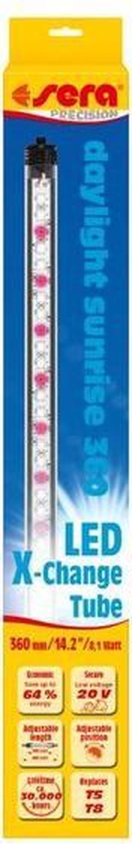 Sera LED X-Change Tube Daylight Sunrise - Aquariumverlichting - 36-45 cm - 8.1 W