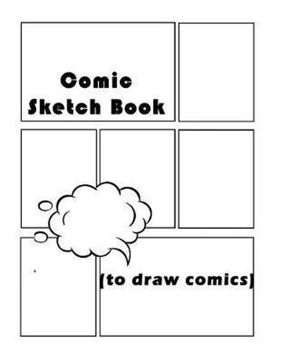Comic Sketch Book (to Draw Comics), Adam Yaniss 9781795837354