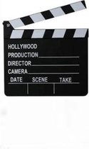 Filmbord Hollywood II 20x18 cm  filmklapper thema tv en film