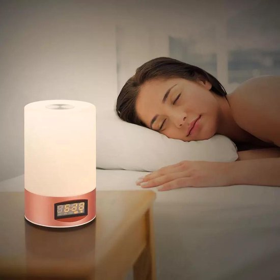 Smart Wake Up Light Touch Panel Lichtwekker Met Zonsopgang Simulatie
