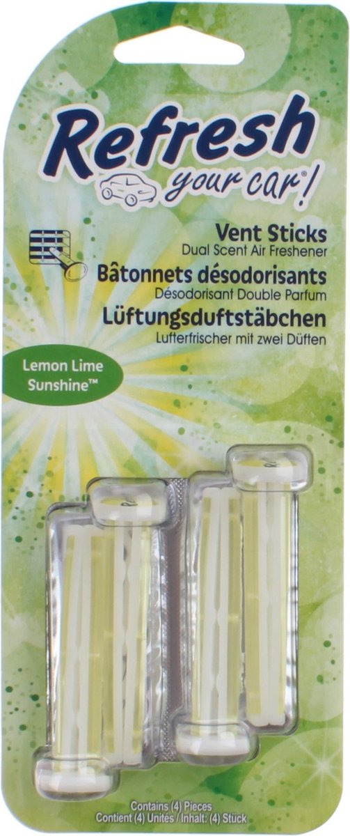 Goedkoopste Auto luchtverfrisser California Scents Lemon Lime Sunshine (2 uds