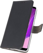 Wallet Cases Hoesje voor Samsung Galaxy A9 2018 Zwart