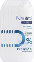 Neutral 0% Shampoo - 250 ml - 6 stuks - Voordeelverpakking