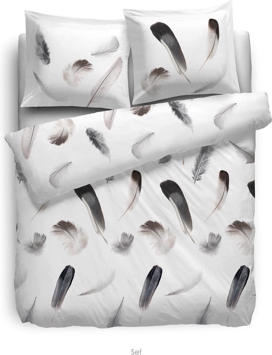 Heckettlane Heckett Lane Dekbedovertrek Katoen Sef - white 260x200/220cm Wit