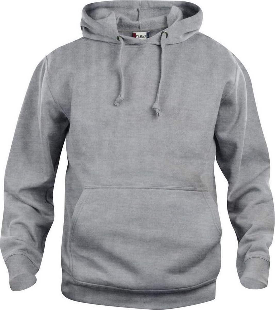 Clique Basic hoody Grijs Melange maat XXL