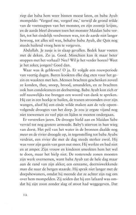 Boekpagina met tekst.