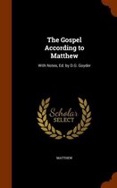 The Gospel According to Matthew