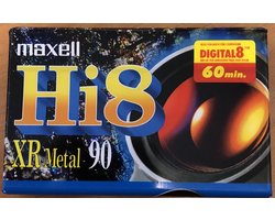 Maxell XR-M Metal Particle Hi8, Video8, Digital8 - 60min