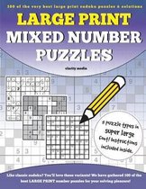 Large Print Mixed Number Puzzles