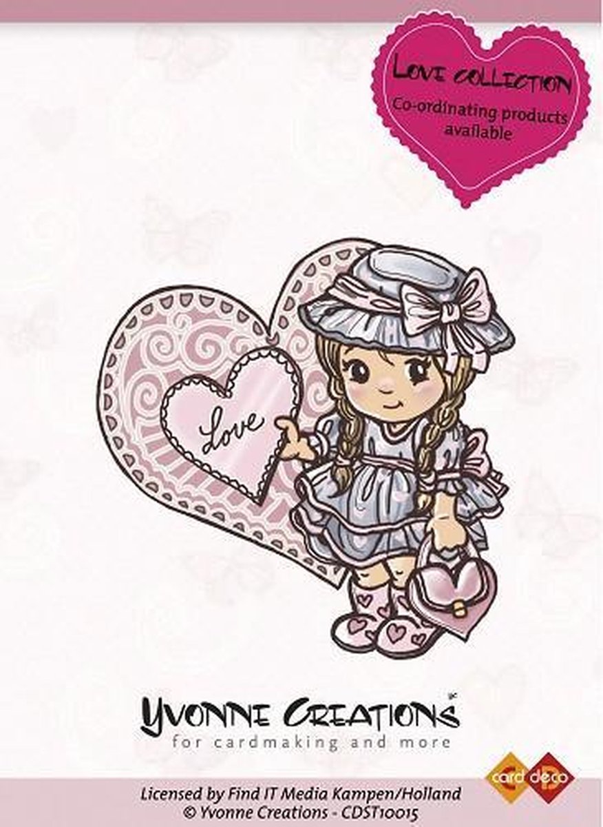 Stamps - Yvonne Creations - Love Collection - Girl