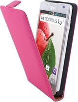 Mobiparts Premium Flip Case LG Optimus L7 II Pink