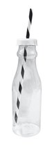 Zak!Designs Soda Waterfles - Incl. Rietje - Tritan/PP - 700 ml - Transparant
