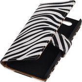 Sony Xperia Z4 Compact Zebra Bookstyle Wallet Hoesje - Cover Case Hoes