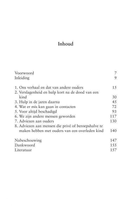 Samen verder na verlies van een kind - cover