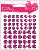 Shimmer Dome Stickers (80 PCS.) - Purple