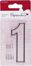 60 x 90mm Typography Clear Stamp - 1