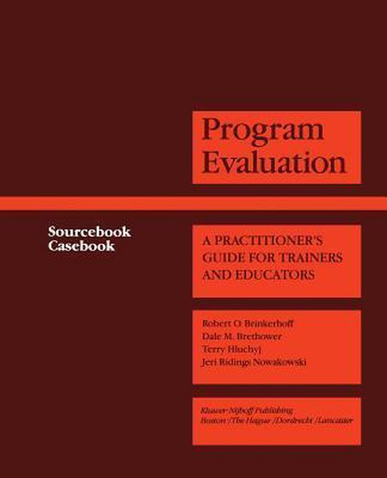 Evaluation in Education and Human Services2- Program Evaluat ... - cover