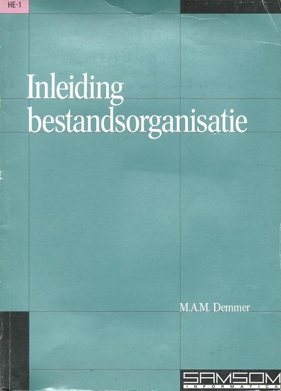 Inleiding bestandsorganisatie - cover