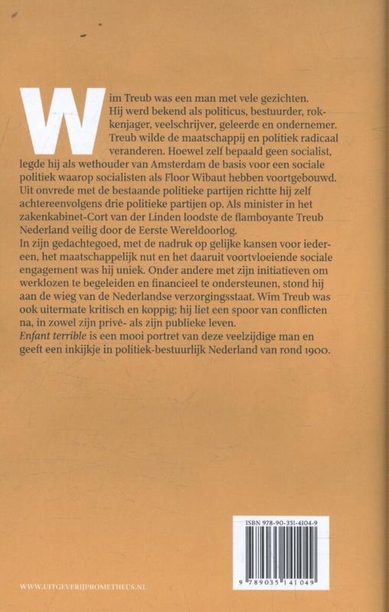 Enfant terrible - back cover