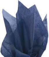 Papier de soie Bleu Foncé - 50 x 75 cm - 17 gr - 240 feuilles Papier buvard Blue Marine