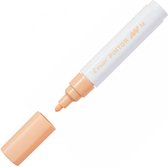 Pilot Pintor - Pastel Oranje Verfstift - Medium - 1,4mm schrijfbreedte - Inkt op waterbasis - Dekt op elk oppervlak