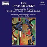 Lyatoshinsky: Symphony no 1, etc / Kuchar, Ukranian State SO