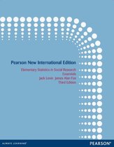 Elementary Statistics In Social Research