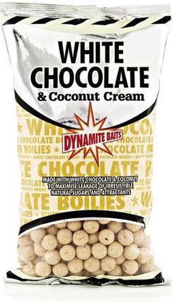 Dynamite Baits White Chocolate & Coconut Cream - Boilies - 1 kg 10 mm |  bol.com