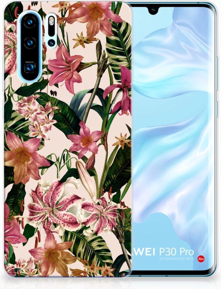Huawei P30 Pro TPU Case Flowers