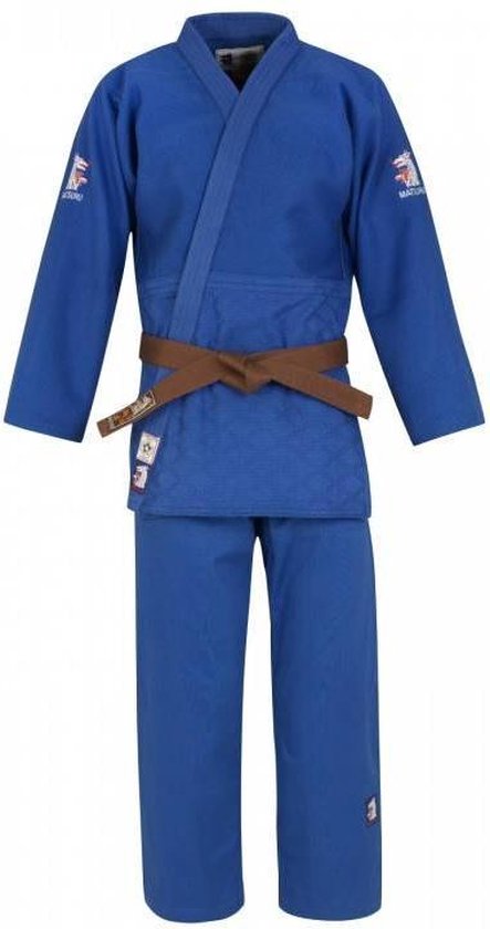 Ruwe olie marge Formulering Matsuru judopak IJF champion blauw 180 cm | bol.com