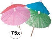 IJs parasols gekleurd 75 stuks