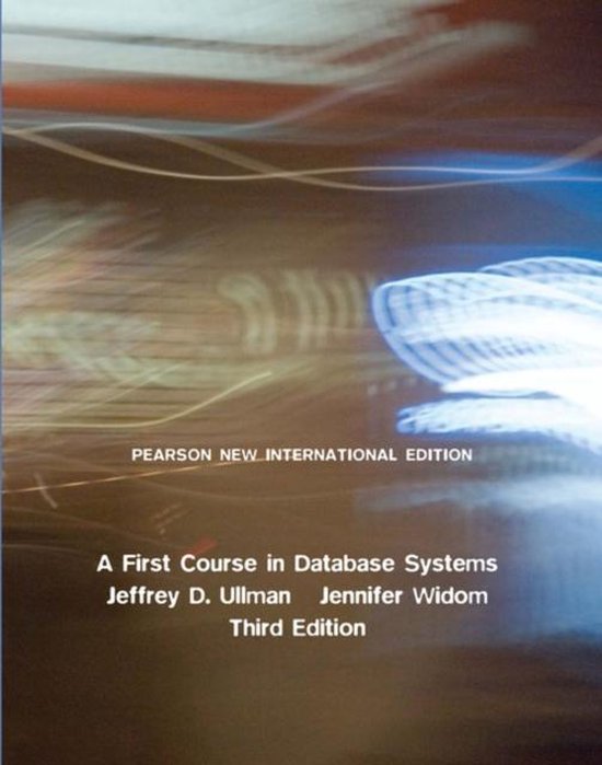 First Course In Database Systems - cover