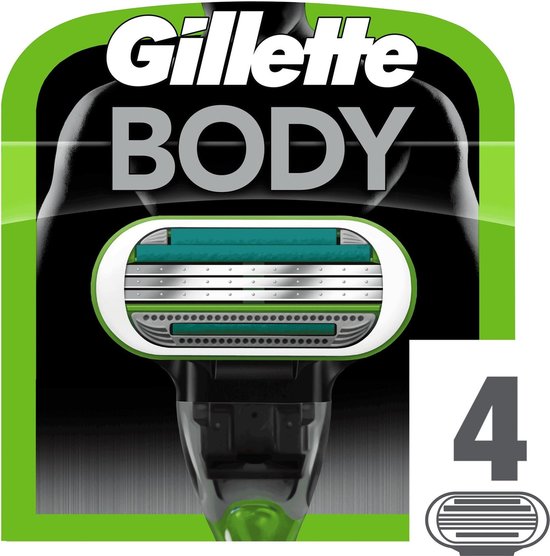 Gillette Body Shave for Men - 4 Blades - Lames de rasoir | bol.com