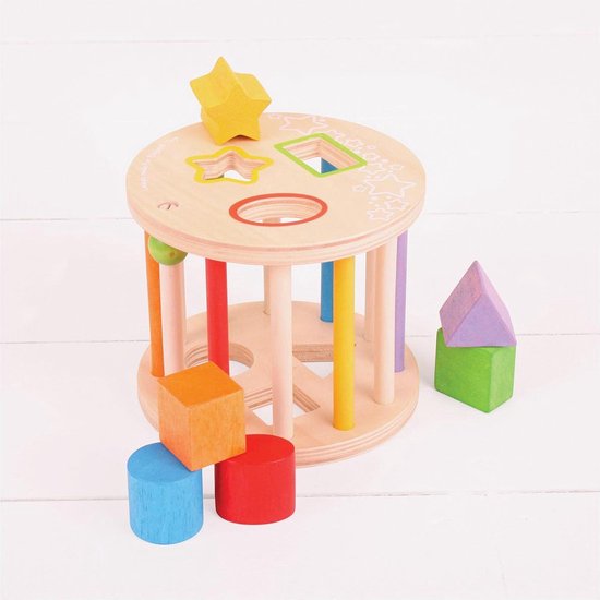 Houten Vormsorteerder van Little Dutch — afbeelding 3