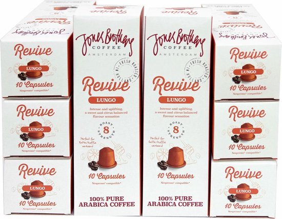 Jones Brothers Coffee Revive koffiecups 12 x 10 cups - Jones Brothers Coffee