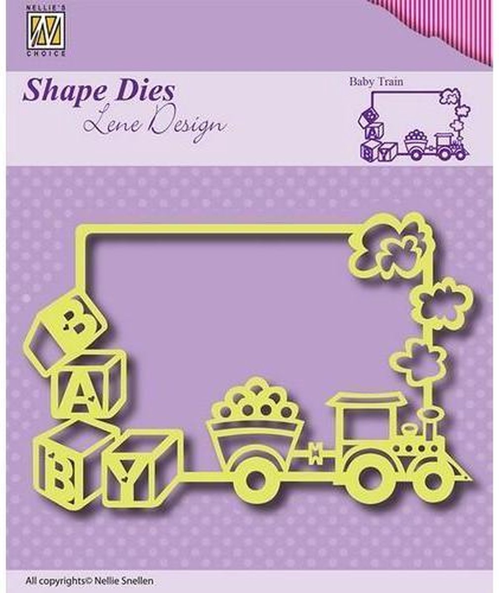Nellies Choice Shape Mal - Rand baby trein SDL011