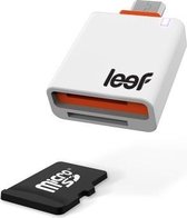 Leef LACM0WN00E6 geheugenkaartlezer Oranje, Wit Micro-USB