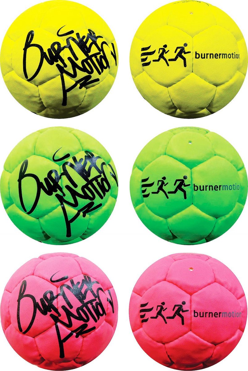 Burner Motion Gameball | Trefbal | Zachte handbal set 3 stuks
