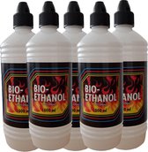 Bio-ethanol 95% voor prachtige openhaardavonden 5000 ml - 5 liter