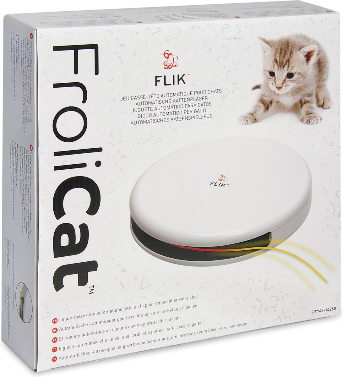 FroliCat Flik - Automatische Kattenplager - Kattenspeelgoed | bol.com