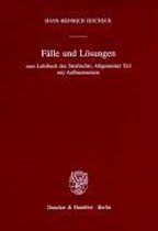 Falle Und Losungen: Zum Lehrbuch Des Strafrechts, Allgemeiner Teil Mit Aufbaumustern