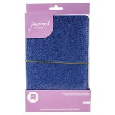 American Crafts - Journal Studio Kit  - Blue Glitter - 48pagina's