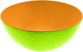 Zak!Designs Kitchen & Garden Serveerschaal - Twotone - 20 cm - Kkiwi green/orange