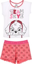 Paw Patrol Shortama - Team Skye - Wit - 116