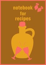 notebook for recipes