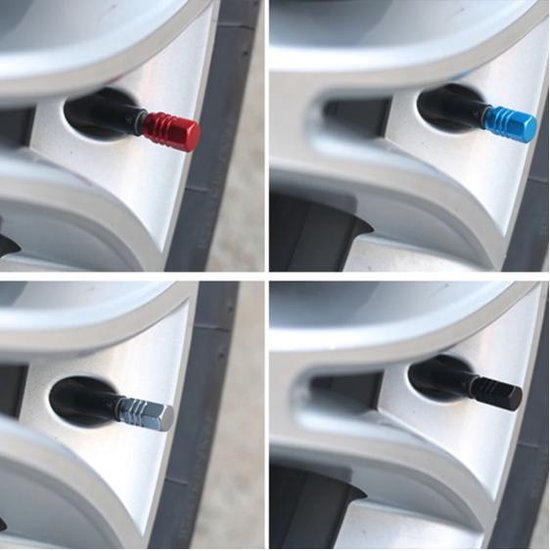 4 pièces bouchons de roue de voiture Valve bouchons de pneus pneus