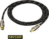 Ninzer Premium HDMI-kabel - HD - FHD - 4K - met vergulde connectoren - 1.5 meter
