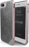 X-Doria Defense Lux Back cover voor Apple iPhone 7 Plus en iPhone 8 Plus - Grijs