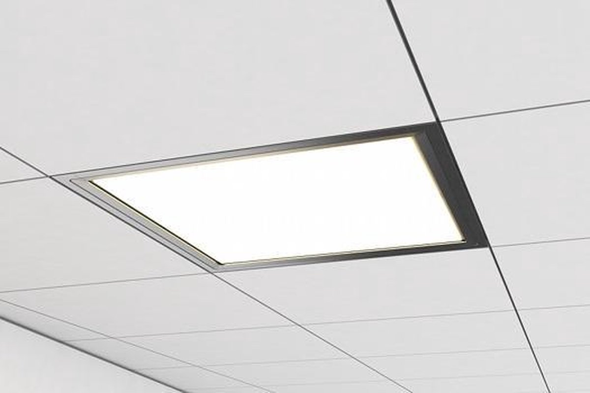 Dimbaar LED PANEEL 60X60cm 45w. Koud/wit: 6000K-6500 Kelvin. Voor systeem  plafond.... | bol.com