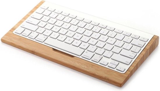 Kust Steil Bevestigen Houten iMac toetsenbord houder | bol.com